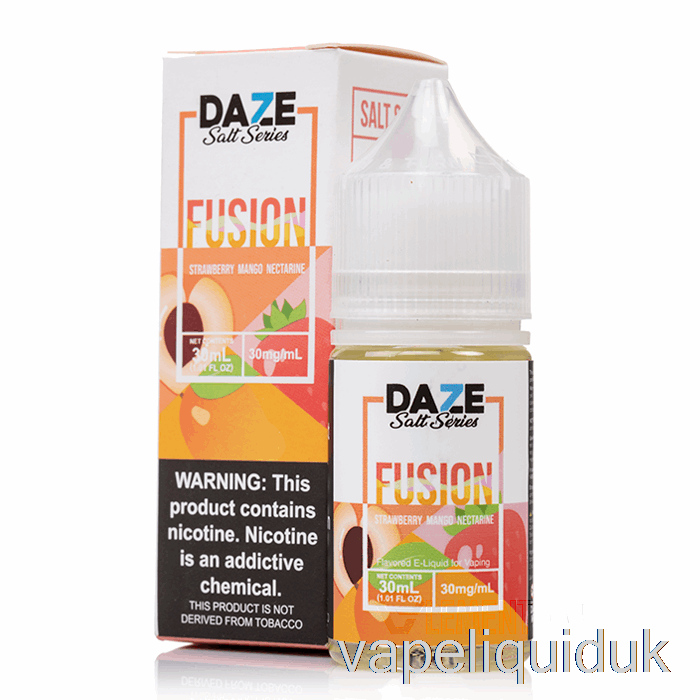 Strawberry Mango Nectarine - 7 Daze Fusion Salt - 30mL 50mg Vape Liquid